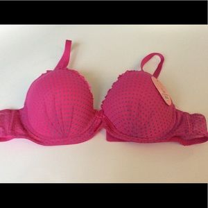 Ladies Polkadot Underwire Bra 36B